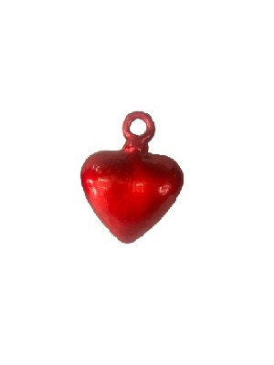 Sale Items / Red Blown Glass Hanging Hearts Medium (set of 6) / These beautiful hanging hearts will be a great gift for your loved one.